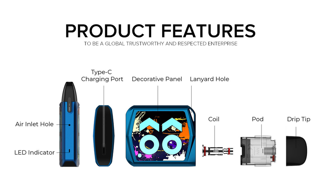 Uwell Caliburn Koko Prime Pod Kit - VAPEHUB