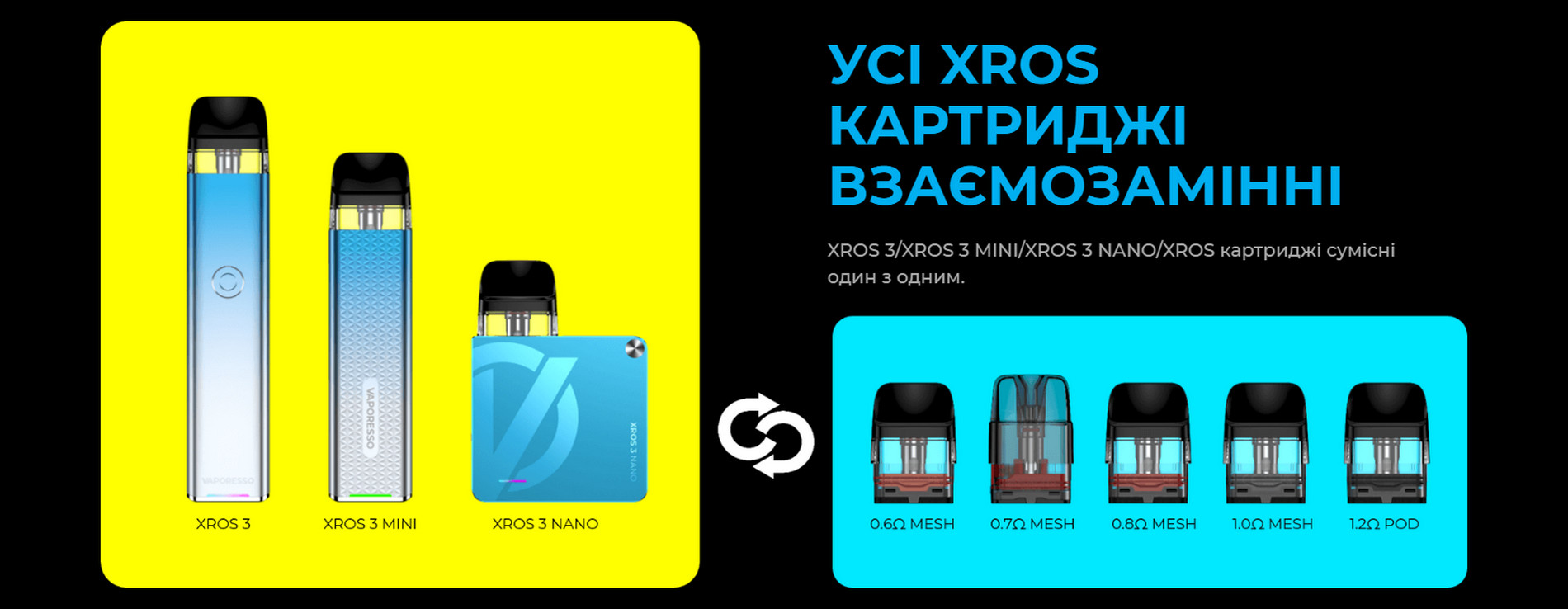 Vaporesso Xros 3 Nano Pod Kit - VAPEHUB